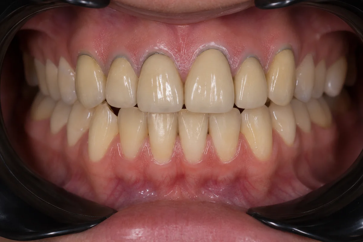 Zirconia Crowns — before treatment